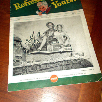 1945 "Refreshingly Yours" New York Coca-Cola Bottling Newsletter