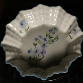 a little ruffled nut dish or something - Shelley, England - China and Dinnerware