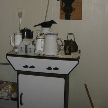 My sweet lil antique gas stove - Kitchen