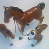 Set of three horses 