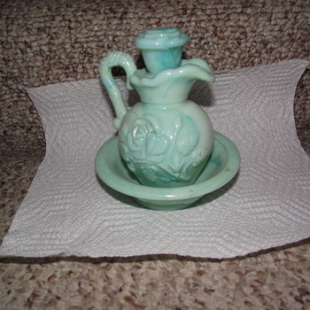 Light Blue Avon pitcher of some sort - Art Glass