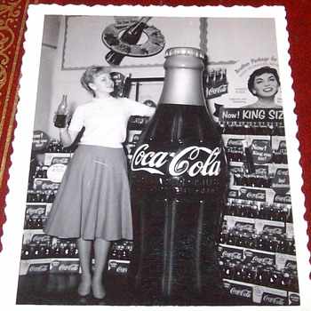 Orginial Photographs of Coke Displays - Coca-Cola