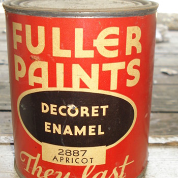 FULLER PAINTS DECORET ENAMEL 2887 APRICOT / PAMPHELET 1940's - Paper