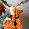 Eagle fighting Snake! with lots of LED Lights, Where made?