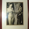 Pencil signed Picasso, "The Artist and His Model"