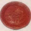 CINNABAR CRANE PLATE