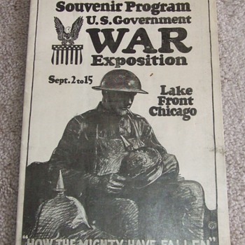 WW1 War Exposition Booklet - Military and Wartime