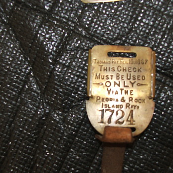 railroad baggage tag