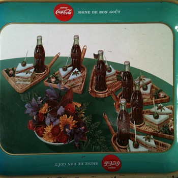 coca cola tray in french