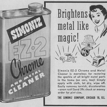1950 Simoniz Polish Advertisement