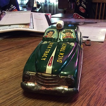 Original 1949 Dick Tracy Squad Car by MARX - Toys