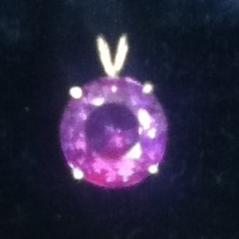 Amethyst Pendant - Fine Jewelry