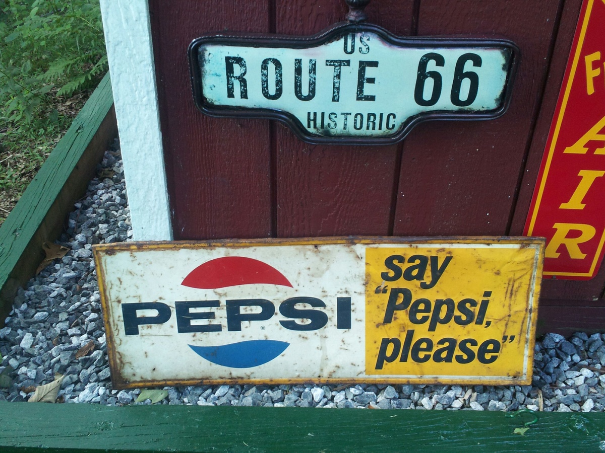 Vintage Pepsi Sign Collectors Weekly