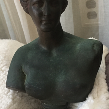 Female Bronze Bust - Visual Art