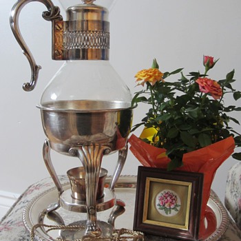 Silver plated Coffee Pot - Glassware