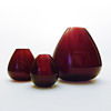 RUBY vases, Per Lütken (Holmegaard, 1952)