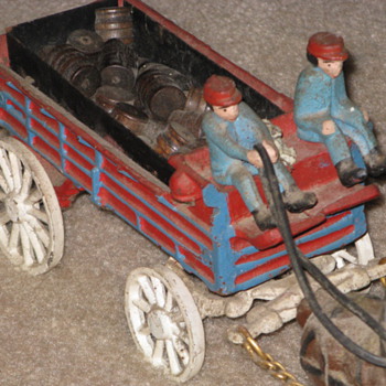 Metal Horses and Beer Wagon