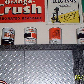 Harley Davidson Oil Cans