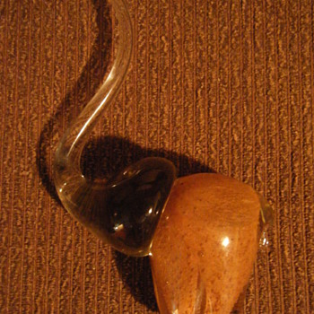 Crystal Elephant figurine - Art Glass