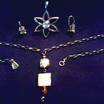 "Common Ground" / .925 Silver Jewelry Lot / Same Unknown Makers Mark/ Unknown Age - Fine Jewelry