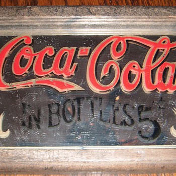 Coca Cola Mirror Sign - real or fake?