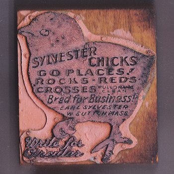 Woodblock for chicken boxes