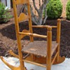Child's Rocker or Ladies Rocker 3 Slat Ladderback Hickory Seat