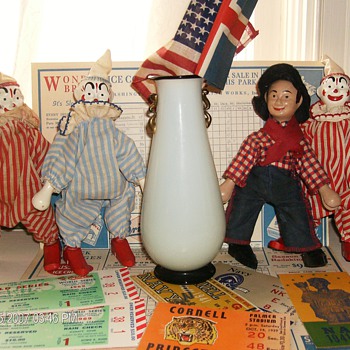 Clowns & Cowboy w/ Union Jack & Old Glory