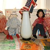 Clowns & Cowboy w/ Union Jack & Old Glory