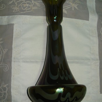 Bohemian huge vase - Art Glass