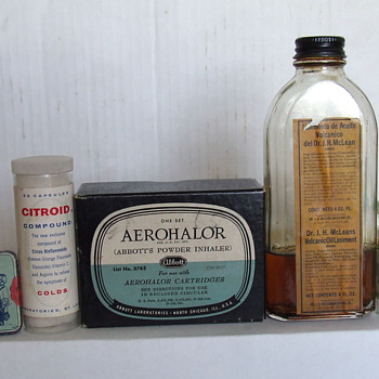 Items From an Old Medicine Cabinet
