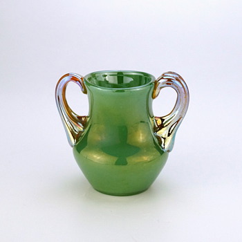 Loetz Ausführung 129 with handles circa 1909 - Art Glass