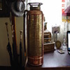Copper Fire Extinguisher With Brass Name Plate
