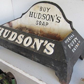 Hudson's Soap Puppy Water Dish (and other Advertising Items) - Advertising