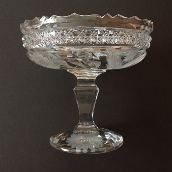 Brilliant Cut Candy Dish? - Glassware