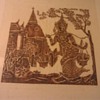 Angkor Wat temple rubbing