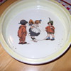 late 1800s rosenthal continental bavaria hand painted kids bowl