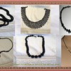 COLLECTION OF VICTORIAN MOURNING NECKLACES