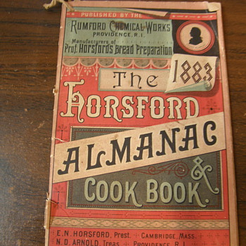 The Horsford Almanac and Cook Book - Books