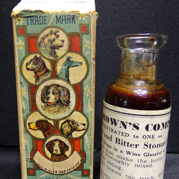 Seven Barks Antique Labeled Bottle with Box - Bottles