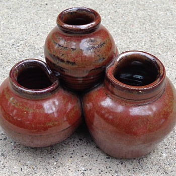 Tiered Pottery vases - Art Pottery