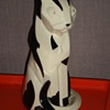 FRENCH CUBIST CERAMIC CAT, MY PRIDE AND JOY!