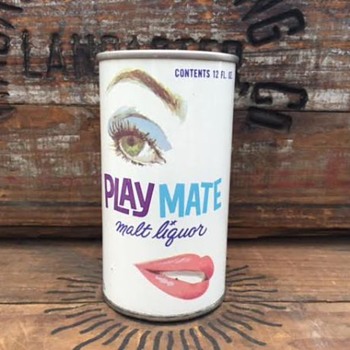 Playmate Malt Liquor Beer Can - Breweriana