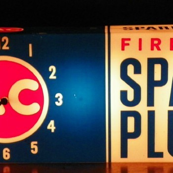 AC Spark Plug Clock - Clocks