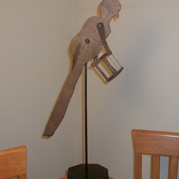 Antique Folk Art Whirligig Sculpture collection Jim Linderman - Folk Art