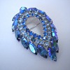 Blue Lagoon - D&E for Sarah Coventry Brooch