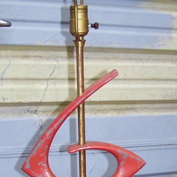 Calder-esque Modern Art Metal sculpture Table Lamp
