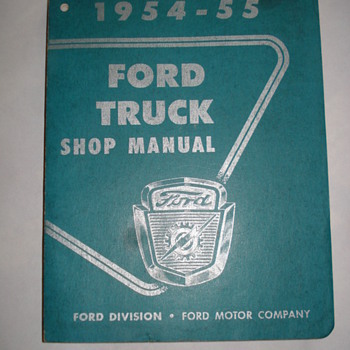 1954-1955  FORD MANUAL