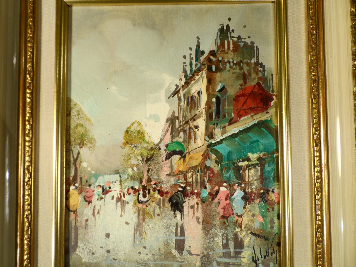 European Street Scene Oil Painting Collectors Weekly