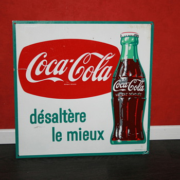 coca cola tin sign